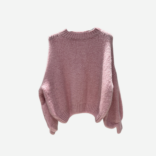 Spirituele look met de Kiki Goddess Trui van Tesoros de Mujer kleur roze