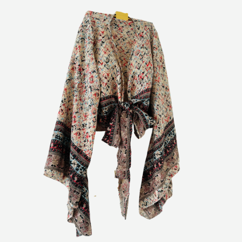 Devi Silk Top handgemaakte zijden top van Tesoros de Mujer