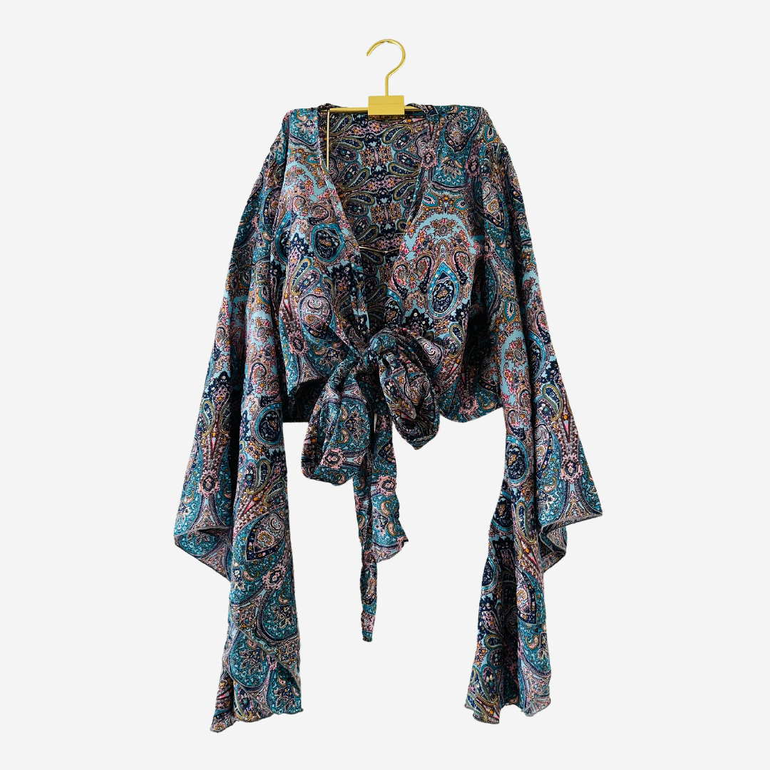 Devi Silk Top – Handmade Luxury | 100% Zijde uit India