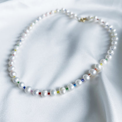 Pride Pearls, handmade of freshwater pearls