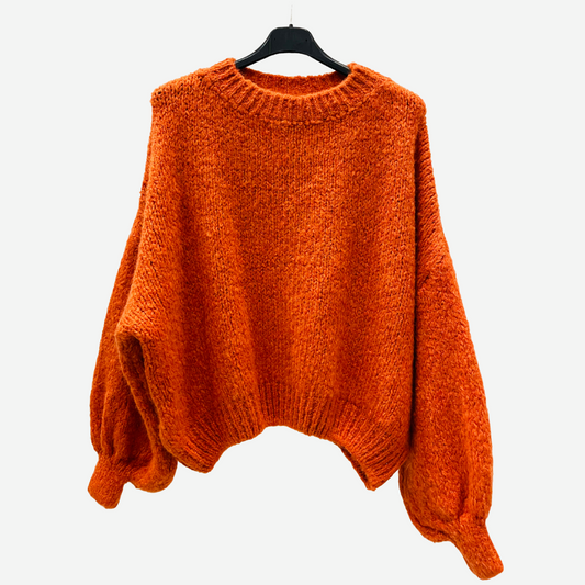 Cosy Goddess Kiki Knit Oranje