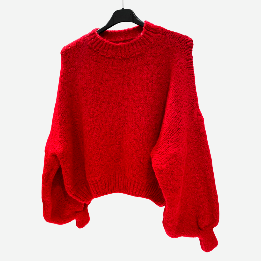 Cosy Goddess Kiki Knit Rood